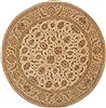 Ziegler Beige Round Hand Knotted 911 X 100  Area Rug 250-17480 Thumb 0