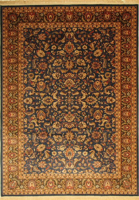 Modern Blue Machine Made 80 X 110 Area Rug 300-17487 Image 0