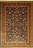 Modern Blue Machine Made 80 X 110 Area Rug 300-17487 Thumb 0