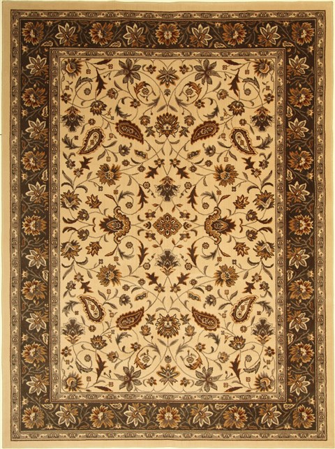 Jaipur Beige Machine Made 80 X 108 Area Rug 300-17491 Image 0