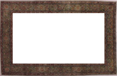 Tabriz Beige Hand Knotted 63 X 104 Area Rug 400-17514 Image 19