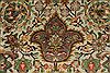 Tabriz Beige Hand Knotted 63 X 104 Area Rug 400-17514 Thumb 9
