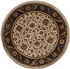 Ziegler Beige Round Hand Knotted 104 X 104  Area Rug 250-17519 Thumb 0