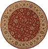 Ziegler Red Round Hand Knotted 102 X 104  Area Rug 250-17521 Thumb 0
