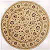 Ziegler Yellow Round Hand Knotted 101 X 101  Area Rug 250-17522 Thumb 0
