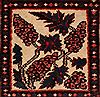 Bakhtiar Red Hand Knotted 89 X 116  Area Rug 400-17527 Thumb 13