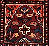 Bakhtiar Red Hand Knotted 89 X 116  Area Rug 400-17527 Thumb 17