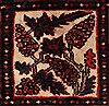 Bakhtiar Red Hand Knotted 89 X 116  Area Rug 400-17527 Thumb 20