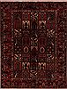 Bakhtiar Red Hand Knotted 89 X 116  Area Rug 400-17527 Thumb 0