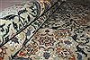 Kashan Beige Hand Knotted 83 X 118  Area Rug 400-17529 Thumb 1