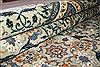 Kashan Beige Hand Knotted 83 X 118  Area Rug 400-17529 Thumb 9
