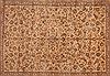 Kashan Beige Hand Knotted 101 X 133  Area Rug 400-17531 Thumb 6