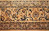 Kashan Beige Hand Knotted 101 X 133  Area Rug 400-17531 Thumb 8