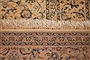 Kashan Beige Hand Knotted 101 X 133  Area Rug 400-17531 Thumb 10