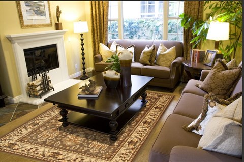 Modern Brown Machine Made 80 X 108 Area Rug 300-17534 Image 3
