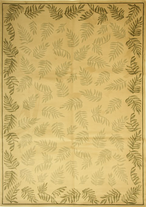 Modern Beige Machine Made 71 X 110  Area Rug 300-17538 Image 0