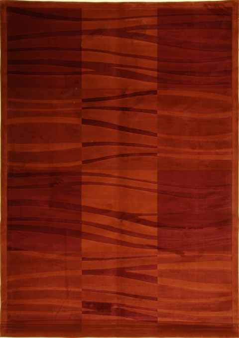 Modern Red Machine Made 71 X 110  Area Rug 300-17541 Image 0