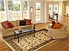 Modern Beige Machine Made 80 X 108 Area Rug 300-17546 Thumb 4