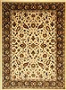 Modern Beige Machine Made 80 X 108 Area Rug 300-17546 Thumb 0