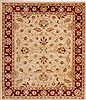 Pishavar Beige Hand Knotted 53 X 60  Area Rug 250-17547 Thumb 0