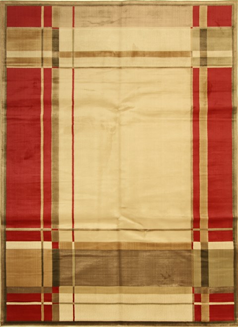 Modern Beige Machine Made 80 X 110 Area Rug 300-17550 Image 0