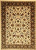 Modern Beige Machine Made 80 X 108  Area Rug 300-17551 Thumb 0