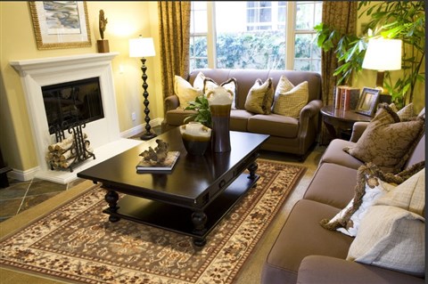 Modern Brown Machine Made 80 X 108 Area Rug 300-17552 Image 3