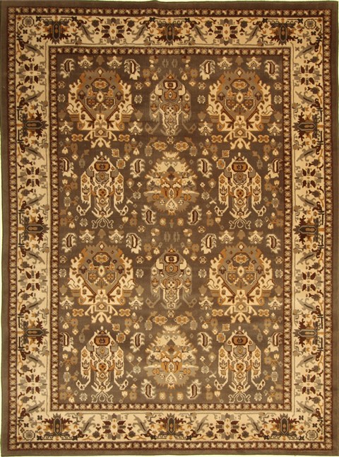 Modern Brown Machine Made 80 X 108 Area Rug 300-17552 Image 0