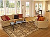 Modern Brown Machine Made 80 X 108 Area Rug 300-17552 Thumb 4
