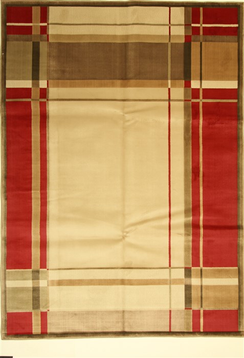 Modern Beige Machine Made 80 X 110  Area Rug 300-17555 Image 0