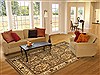 Modern Brown Machine Made 80 X 108 Area Rug 300-17556 Thumb 4