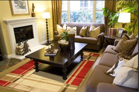 Modern Beige Machine Made 80 X 110 Area Rug 300-17561 Image 3