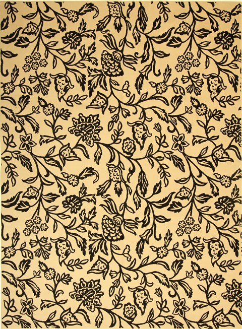 Modern Beige Machine Made 71 X 107  Area Rug 300-17562 Image 0