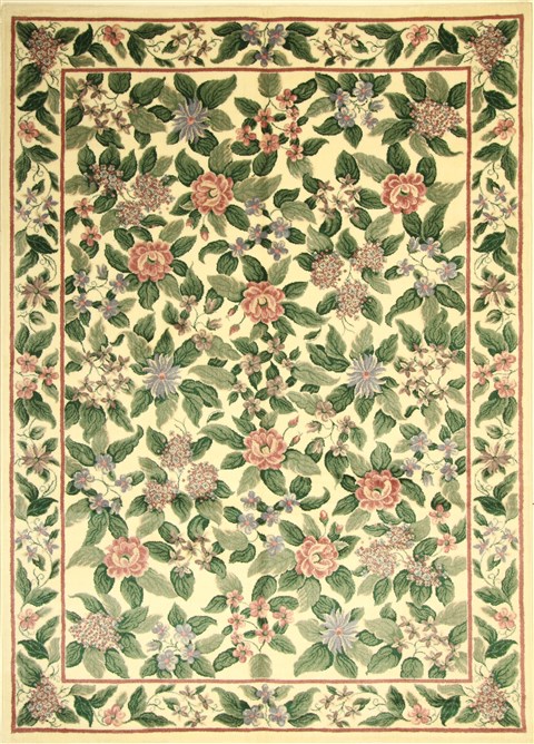 Modern Green Machine Made 80 X 110 Area Rug 300-17563 Image 0