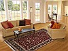 Sino-Persian Red Hand Knotted 81 X 103 Area Rug 300-17569 Thumb 4
