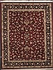 Sino-Persian Red Hand Knotted 81 X 103  Area Rug 300-17569 Thumb 0