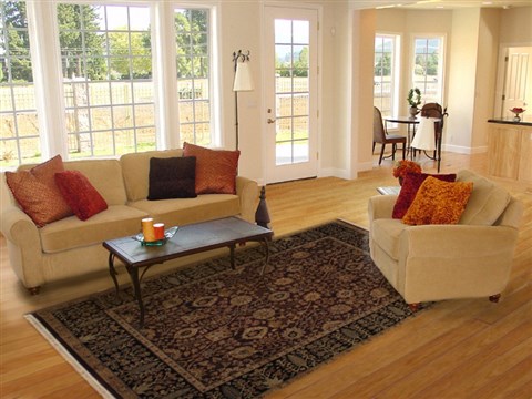 Jaipur Red Machine Made 83 X 105 Area Rug 300-17570 Image 4