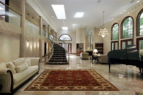 Jaipur Red Machine Made 80 X 102 Area Rug 300-17572 Image 1