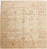 Oushak Green Square Hand Knotted 119 X 123  Area Rug 250-17573 Thumb 0