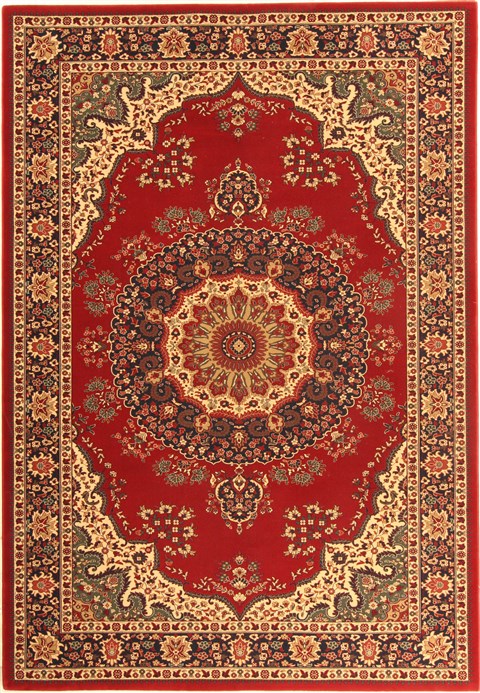 Tabriz Red Machine Made 66 X 96  Area Rug 300-17574 Image 0