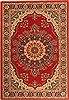 Tabriz Red Machine Made 66 X 96  Area Rug 300-17574 Thumb 0