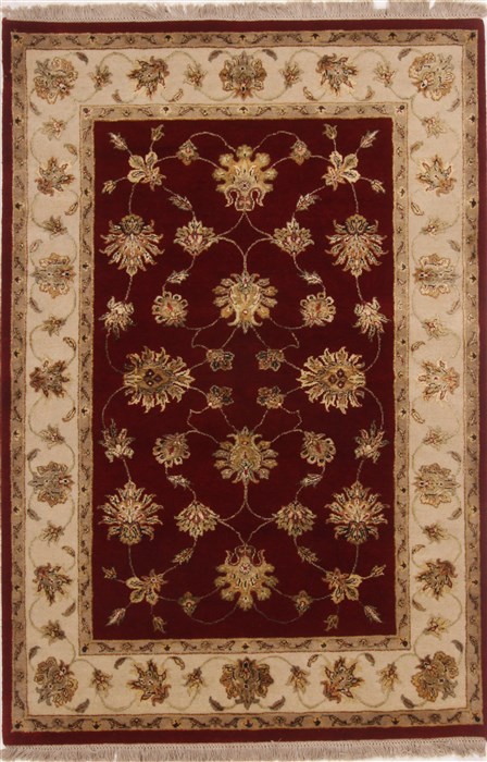 Tabriz Red Hand Knotted 41 X 61 Area Rug 250-17577 Image 0