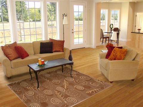 Modern Brown Hand Tufted 50 X 80 Area Rug 100-17597 Image 4