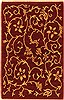 Modern Red Machine Made 27 X 411  Area Rug 300-17609 Thumb 0