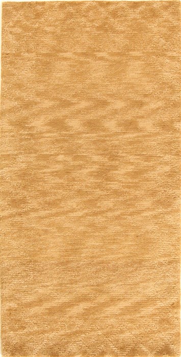 Gabbeh Yellow Machine Made 24 X 47  Area Rug 300-17610 Image 0