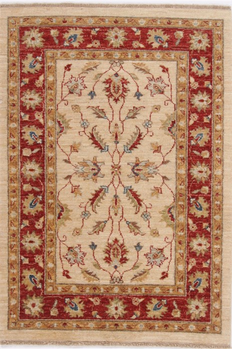 Ziegler Beige Hand Knotted 211 X 41  Area Rug 250-17620 Image 0