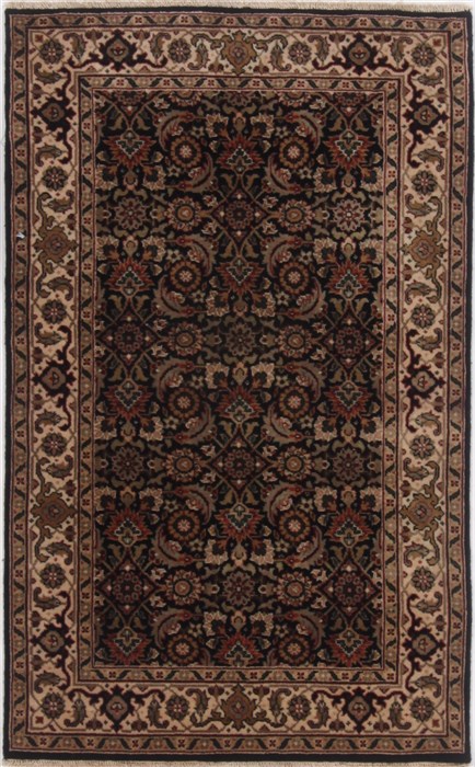Herati Black Hand Knotted 26 X 311  Area Rug 250-17625 Image 0