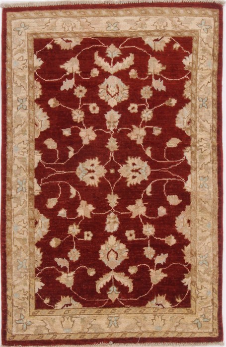 Ziegler Red Hand Knotted 28 X 41  Area Rug 250-17626 Image 0