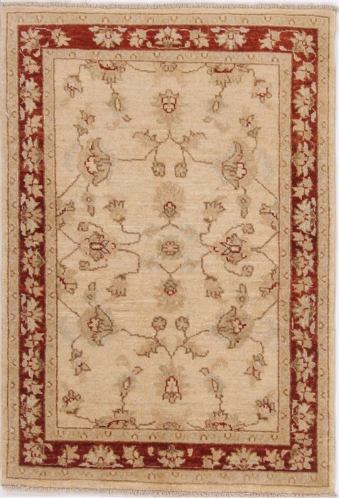 Ziegler Yellow Hand Knotted 28 X 311  Area Rug 250-17628 Image 0