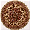 Serapi Beige Round Hand Knotted 511 X 511  Area Rug 250-17630 Thumb 0